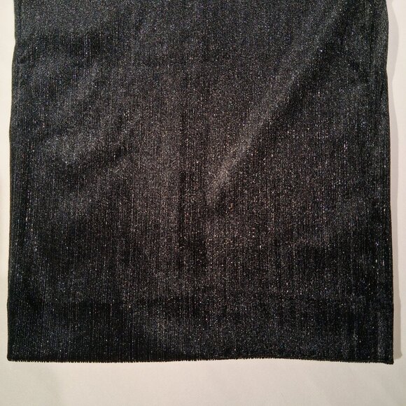 VINCE CAMUTO PANTS  2X  Black Gold Metallic  Velvet  Pull-On Dressy  Pockets NEW - Picture 6 of 9